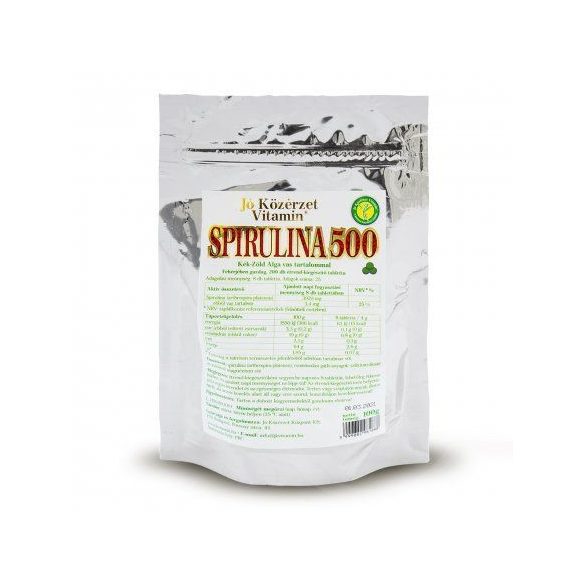 Jó Közérzet spirulina 500 kék-zöld alga 200 db