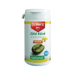 Dr. herz zöld kávé forte + c-vitamin + glükomannán 60db - bio és vegán étrendkiegészítők