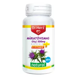 Dr. herz máriatövismag olaj 500mg kapszula 60db - bio és refomélelmiszer