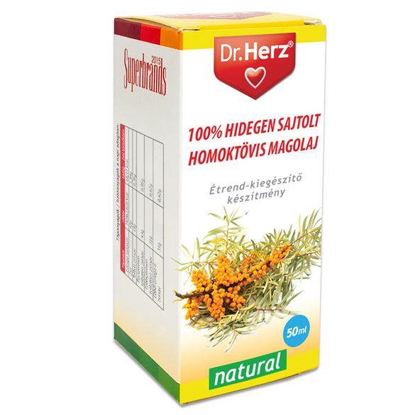 DR.HERZ 100% HIDEGEN SAJTOLT HOMOKTÖVIS MAGOLAJ 50ML