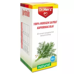 Dr. herz kapormag olaj 100% hidegen sajtolt 50ml - bio és vegán étrendkiegészítők