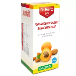 Dr. herz barackmag olaj 100% hidegen sajtolt 50ml - bio és refomélelmiszer