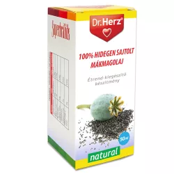 Dr. herz mákmagolaj 100% hidegen sajtolt 50ml - bio és vegán étrendkiegészítők