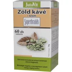 Jutavit zöld kávé + króm tabletta 60db - bio és vegán étrendkiegészítők