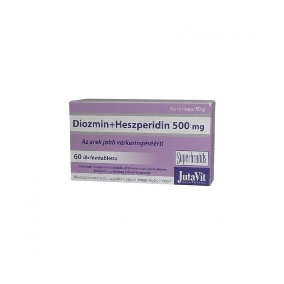 Jutavit diozmin+heszperidin tabletta 500mg 60 db