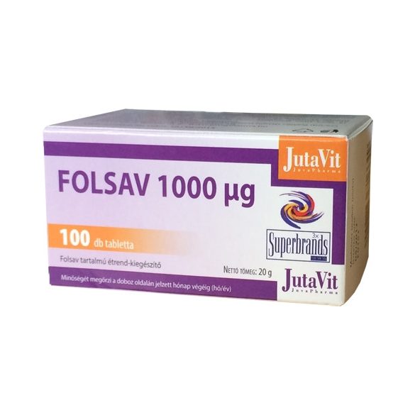 Jutavit folsav 1000 µg 100 db