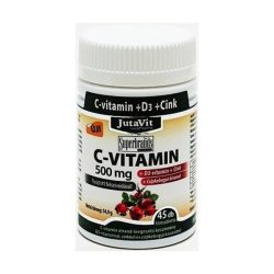 Jutavit c-vitamin 500mg tabletta + d3 csipkebogyóval 45db - bio és vegán étrendkiegészítők
