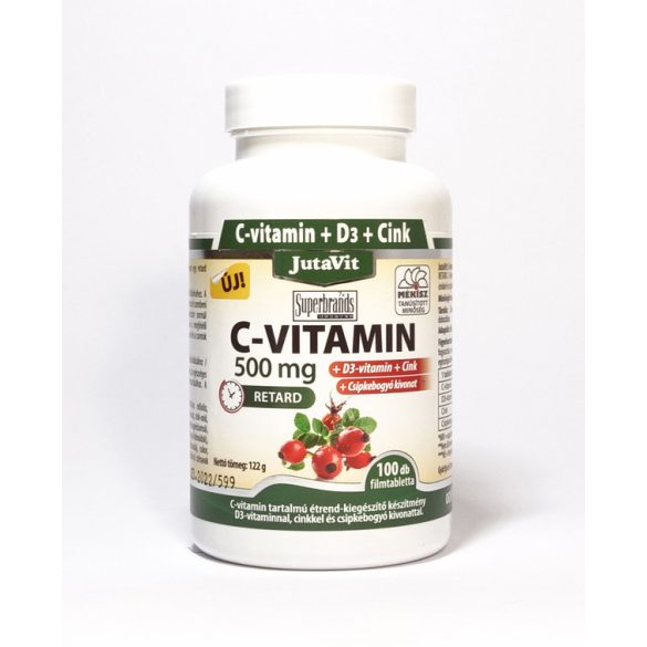 Jutavit c-vitamin 500 mg+d3+cink 100 db