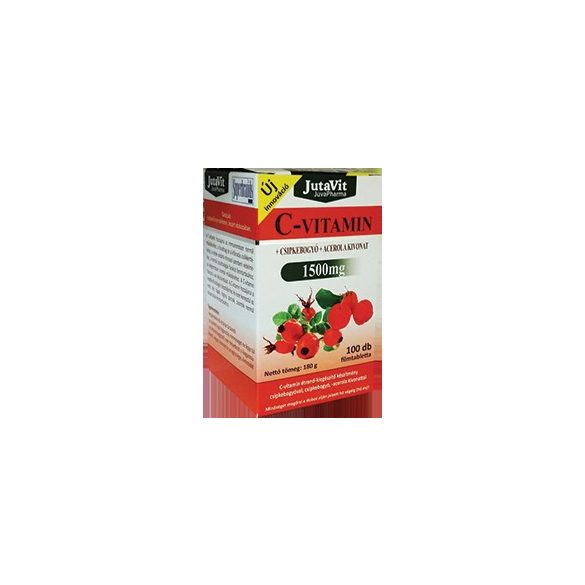 Jutavit c-vitamin 1500 mg+d3+cink+csipkebogyó+acerola kivonattal 100 db