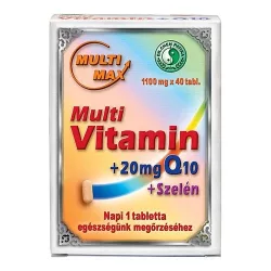Dr.chen multi-max vitamin+q10+szelén tabletta 40db - bio és vegán étrendkiegészítők