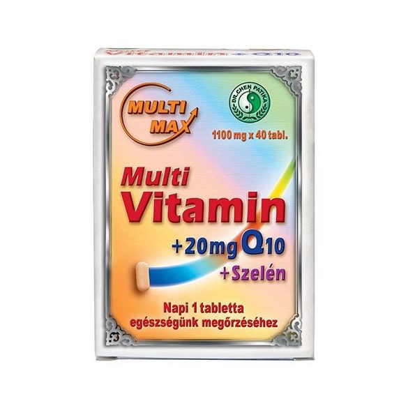 Dr.chen multimax vitamin+q10+szelén tabletta 40 db