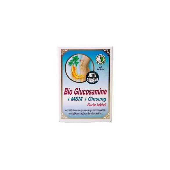 Dr.chen bio glucosamine+msm+ginseng forte tabletta 40 db