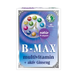 Dr.chen b-max multivitamin és aktív ginseng tabletta 40db - bio és vegán étrendkiegészítők