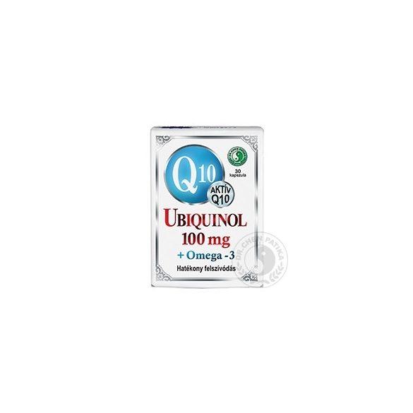 Dr.chen q10 ubiquinol 100mg+omega3 kapszula 30 db