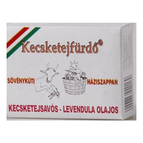 Sövénykúti kecsketejszappan kecsketejsavós-levendulás 100 g