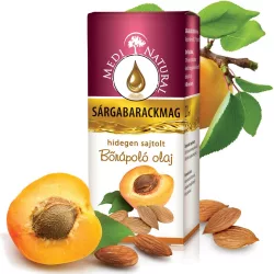 Medinatural bőrápoló olaj sárgabarackmag 20ml - bio és natúr kozmetikumok