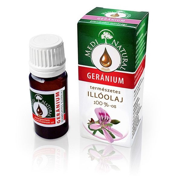 Medinatural geránium 100% illóolaj 10 ml