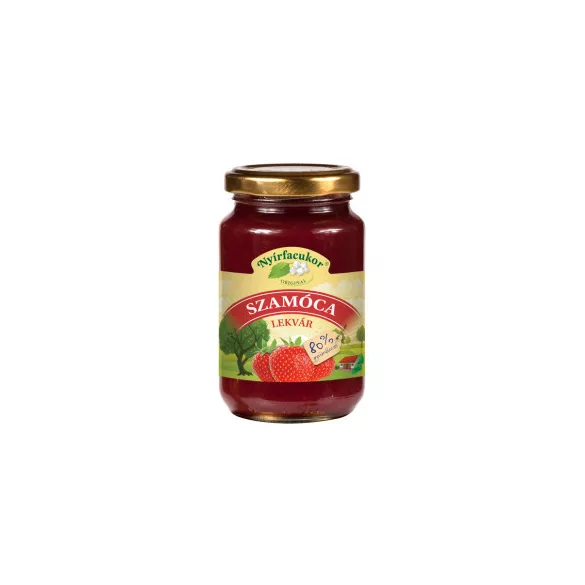 Nyírfacukor szamócalekvár 230g