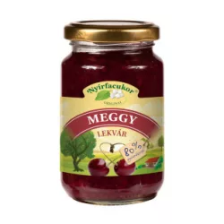 Nyírfacukor meggylekvár 230g