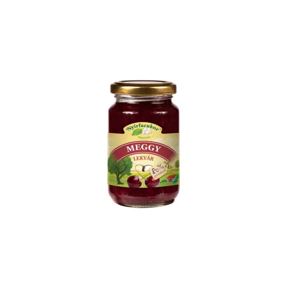 Nyírfacukor meggylekvár 230g