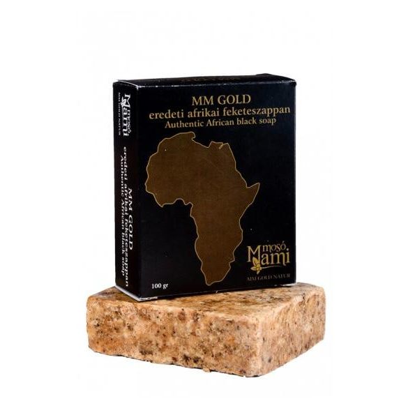 Mm Gold Natúr Afrikai Fekete Szappan 100 g