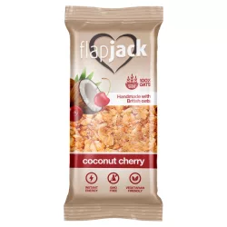 Flapjack kókuszos zabszelet kandírozott cseresznyedarabokkal 100g - bio és refomélelmiszer