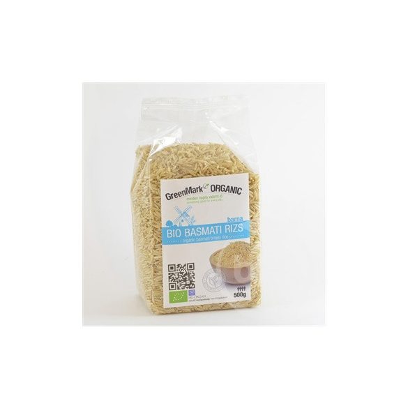 Greenmark bio basmati barnarizs 500 g