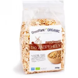 Bio greenmark nagylevelű zabpehely 500g - bio és refomélelmiszer