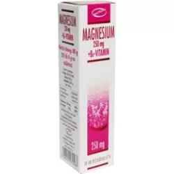 Innopharm pezsgőtabletta magnesium 250mg+b6 vitamin 20db - bio és vegán étrendkiegészítők