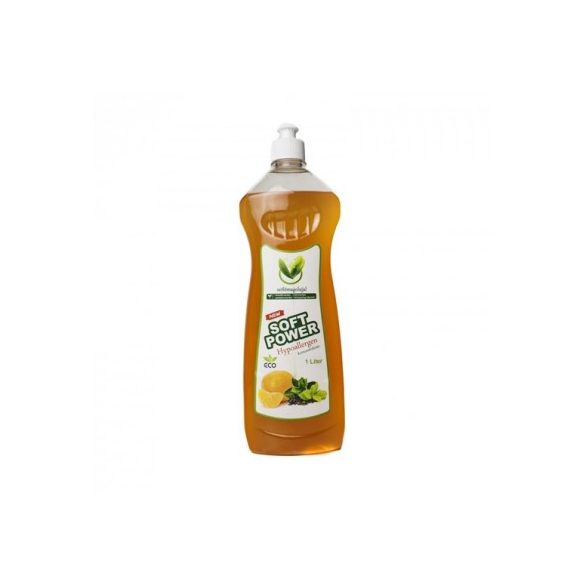 Soft power eco hypoallergén mosogatószer tea-mandarin illattal 1000ml
