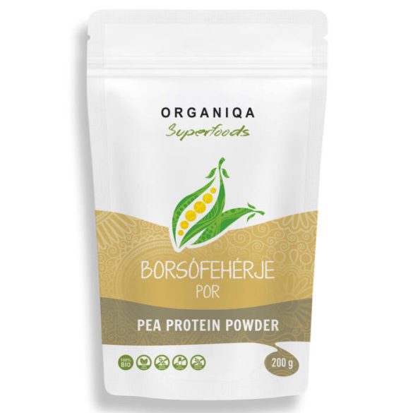 Organiqa 100% bio borsófehérje por (80% fehérje) 200 g