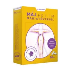 Yes pharma máj+slim máriatövissel 60db - bio és vegán étrendkiegészítők