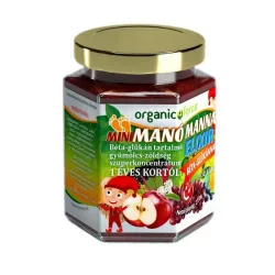 Organic force mini manó manna elixír béta-glükán tartalmú gyümölcs-zöldség koncentrátum gyerekeknek 1 éves kortól 210 g - bio és vegán étrendkiegészítők