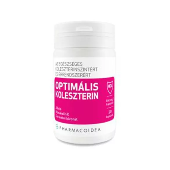Pharmacoidea optimális koleszterin kapszula 30db - bio és vegán étrendkiegészítők