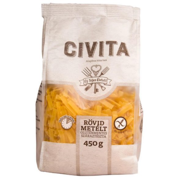 Civita kukoricatészta rövid metélt 450 g