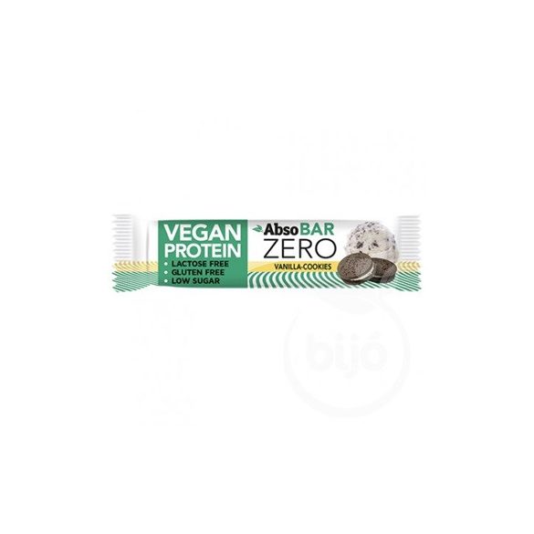 Absorice absobar zero vegan proteinszelet vanilla cookies 40 g