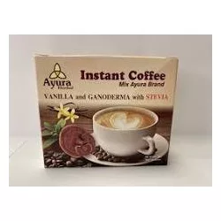 Ayura vanilla cappuccino with ganoderma and stevia instant kávé 10db - bio és refomélelmiszer
