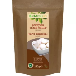 Biomenü bio kakaóvaj tallér perui 250 g - bio és refomélelmiszer