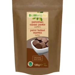 Bio biomenü kakaómassza perui tallér 125g - bio és refomélelmiszer
