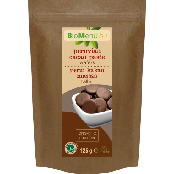 Bio menü bio kakaómassza tallér perui 125 g