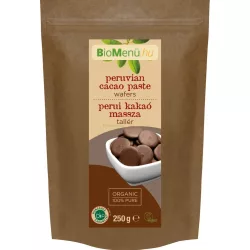 Biomenü bio kakaómassza tallér perui 250 g - bio és refomélelmiszer