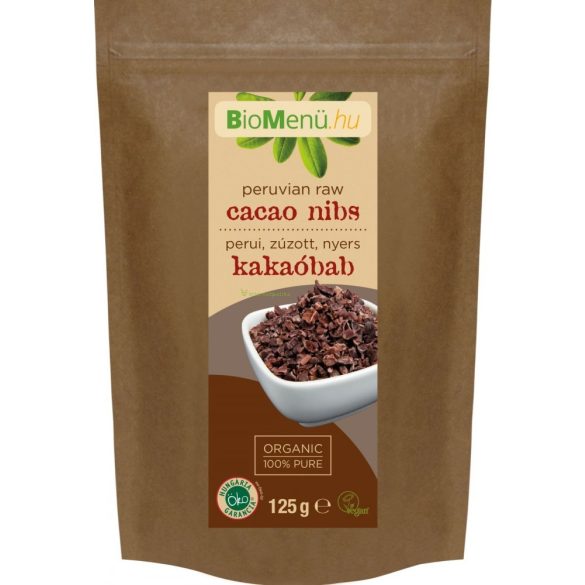 Biomenü Bio Perui Kakaóbab Zúzott 125 g