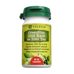 Caleido greenslim zöld kávé és zöld tea 550mg kapszula 60db - bio és vegán étrendkiegészítők