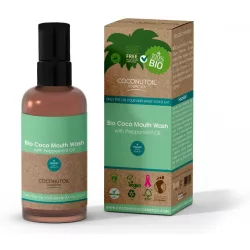 Coconutoil cosmetics bio coco szájvíz borsmentával 100 ml - bio és natúr kozmetikumok