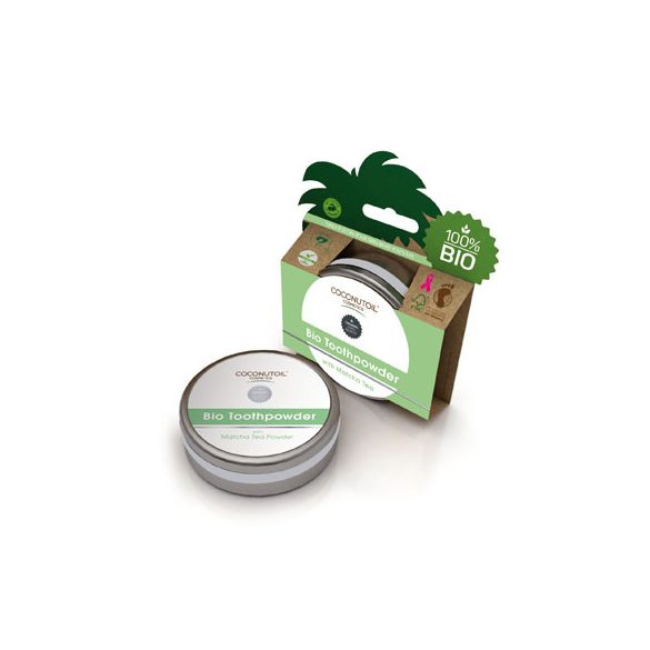 Coconutoil cosmetics bio fogpor matcha teával 40 ml