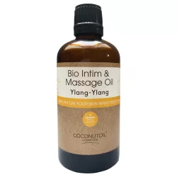 Coconutoil - bio intim & masszázsolaj ylang-ylang (80ml) - bio és natúr intim készítmények