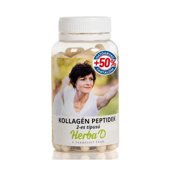 Herba-D kollagén peptid 2-es tipusú kapszula 100 db