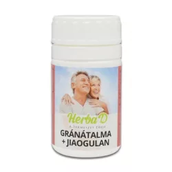 Herba-D gránátalma+jiaogulan kapszula 30 db - bio és vegán étrendkiegészítők