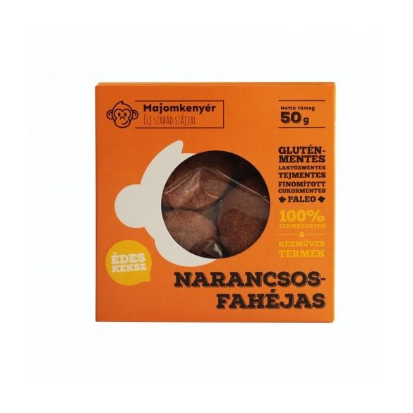 Majomkenyér narancsos-fahéjas paleokeksz 50 g