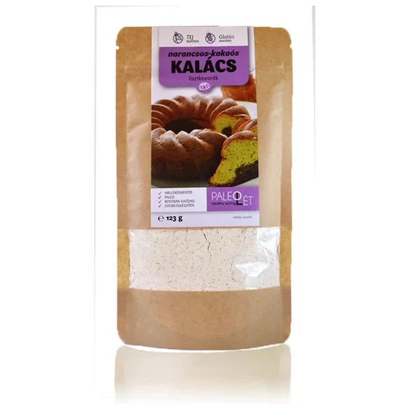 Paleolét kakaós-narancsos foszlós kalács 123g